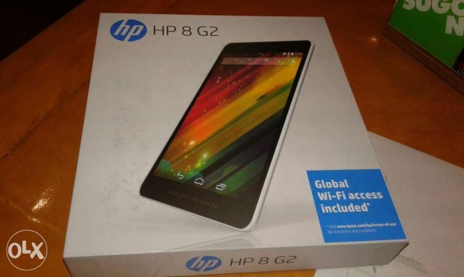 Hp 8 g2 tablet slim quadcore brand new
