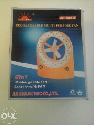 Rechargeable Led Light With Fan