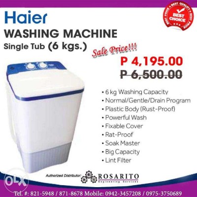HAIER Washing Machine