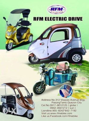 RFM Electric Vehicle etrike E-trikes
