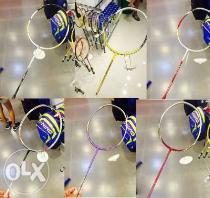 Original Badminton Rackets - Badminton Shoes - Racket Bags