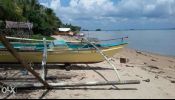 beach front with fishing Boat in Guimaras