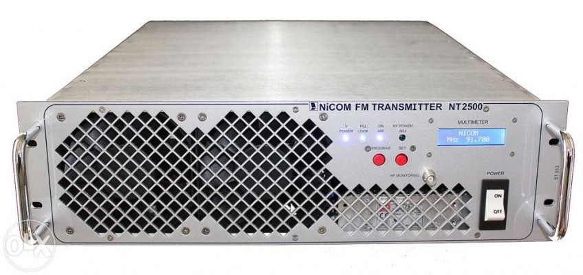 NiCOM NT2000 2KW FM Broadcast Stereo Transmitter Set
