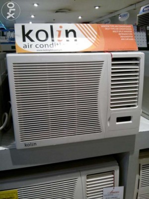 kolin .75hp 1hp 1.5hp 2hp window type aircon with remote kag-80dre