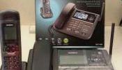 Uniden DECT4096 2 Line Corded Cordless Phone & Mount w/ ans machine