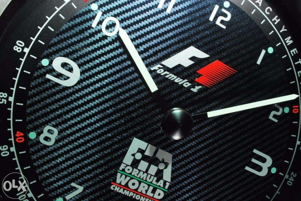 F1 Formula One Wall Clock FC-170