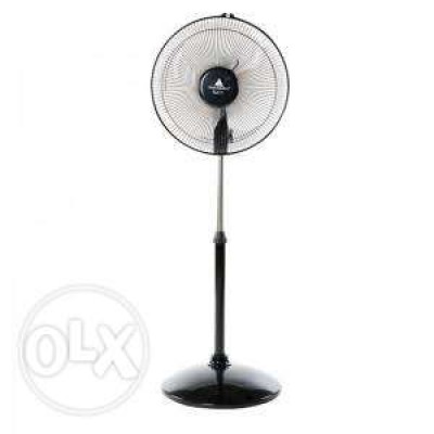 16inches Hanabishi Stand Fan, Electric Fan. model:HIRA 16Sf black/grey