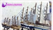 Caribbean Sailing Boat Ship Model Souvenirs with Packaging