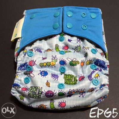 Ecopwet Double Gusset Charcoal Diaper