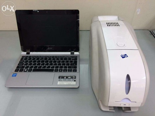 Smart PVC ID Card Printer with free copier xerox