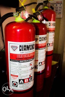 Fire Extinguisher Dry Chemical, HCFC 123, AFFF (Etc)