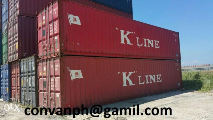 40'ft used container van class b for sale