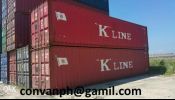 40ft used container van class b for sale