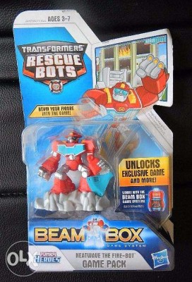 Transformers Playskool Heroes Rescue Bots Beam Box Heatwave (New-USA)