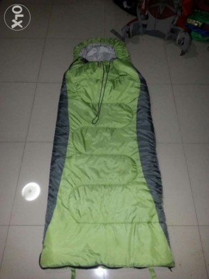 Navigator south ultimate hooded adult's sleeping bag green/gray