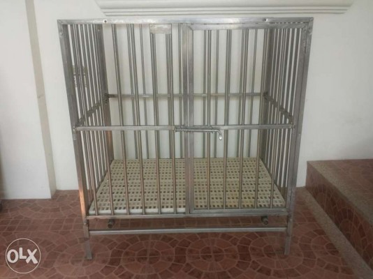 Heavy Duty Stainless Dog Cage 2X3X3.5