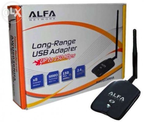 ALFA AWUS036NHA Wireless USB adapter. Atheros AR9271