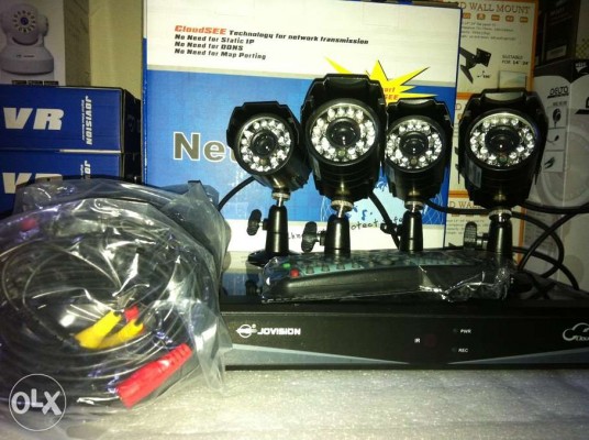4 Channel Jovision HD CCTV Package