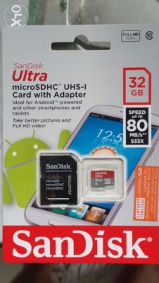 Sandisk Ultra MicroSD card 32gb